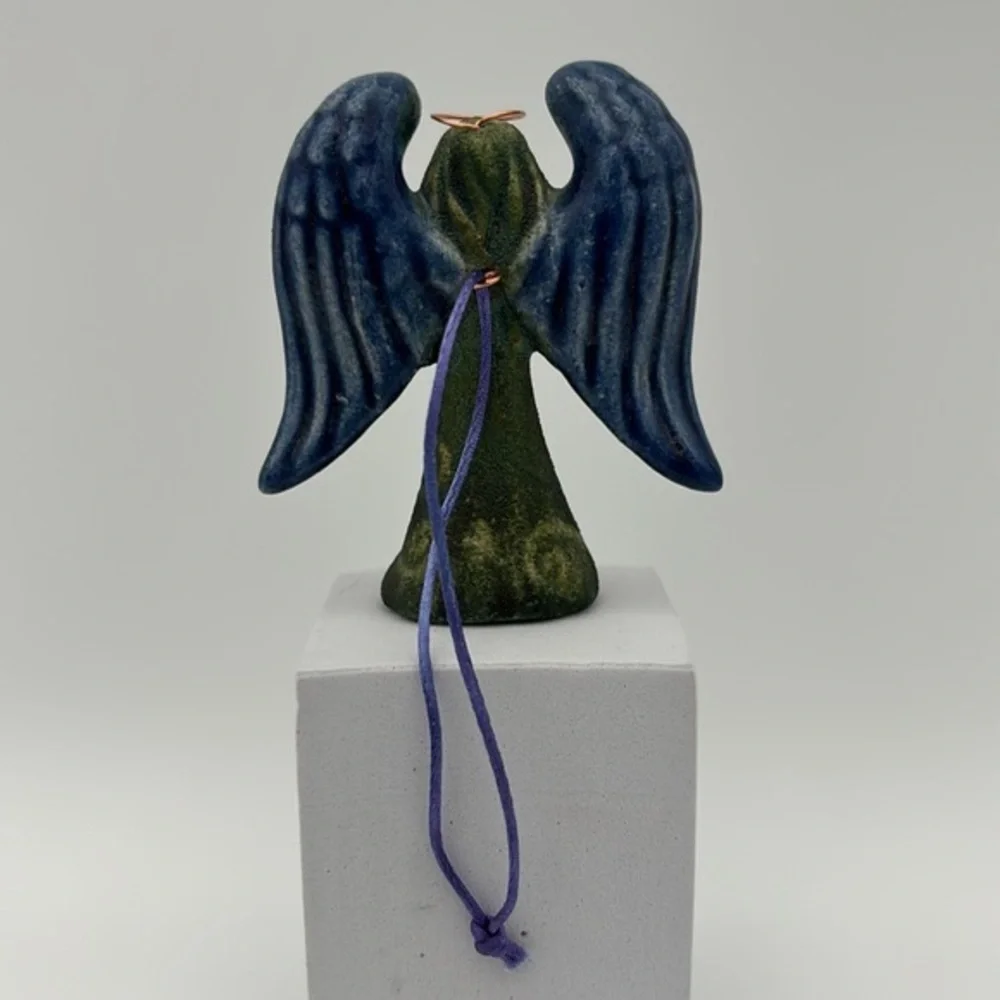 Raku Angel Art Pottery
